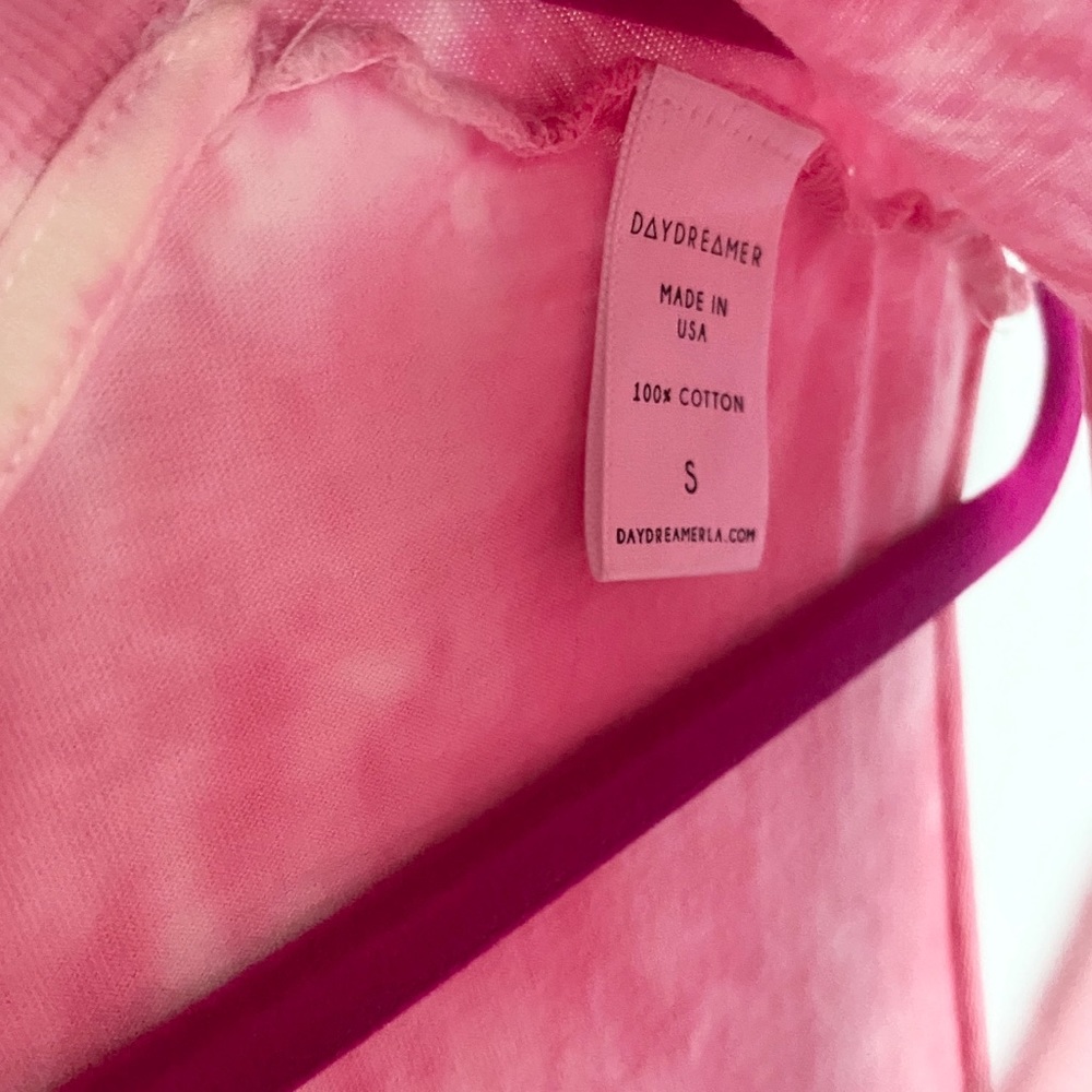 Daydreamer ☻︎ Blondie Muscle Tee ☻︎ Pink Tie Dye - Picture 10 of 16